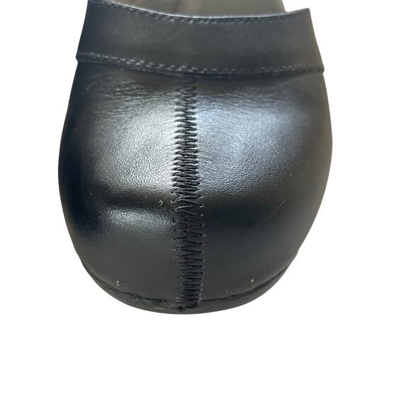 Dansko Black Leather Mary Jane Work Nursing Shoes size EU 37 - Picture 4 of 12